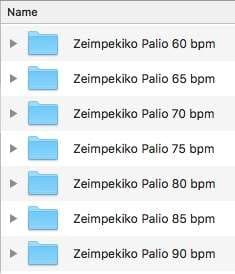 Eniaria Zeimpekiko Palio Speeds