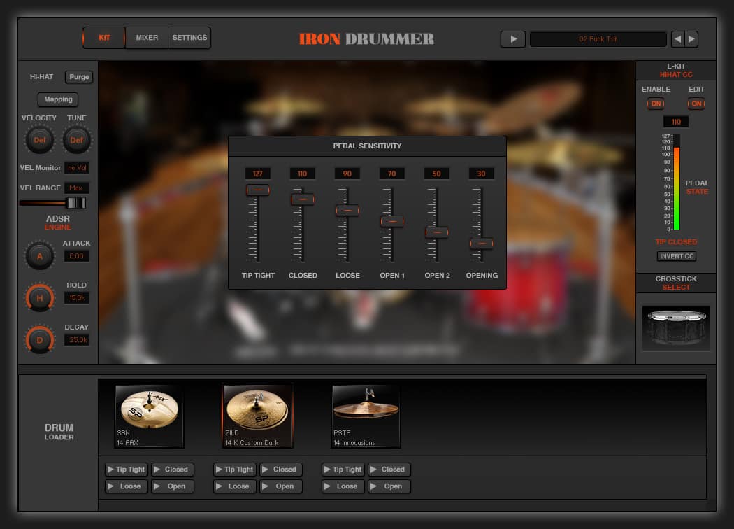 Iron Drummer E-Kit Support