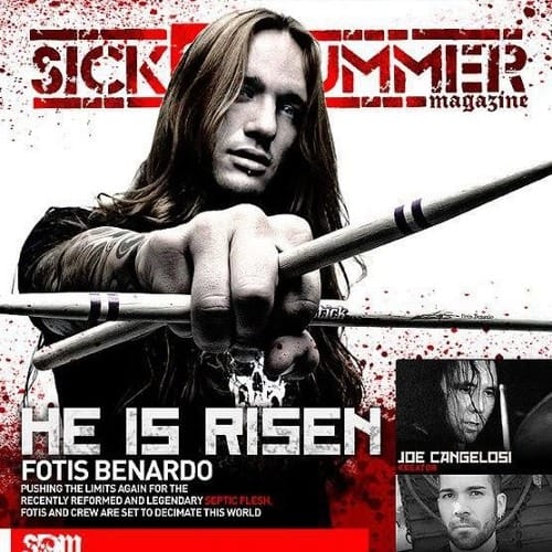 Fotis Benardo Sick Drummer Magazine